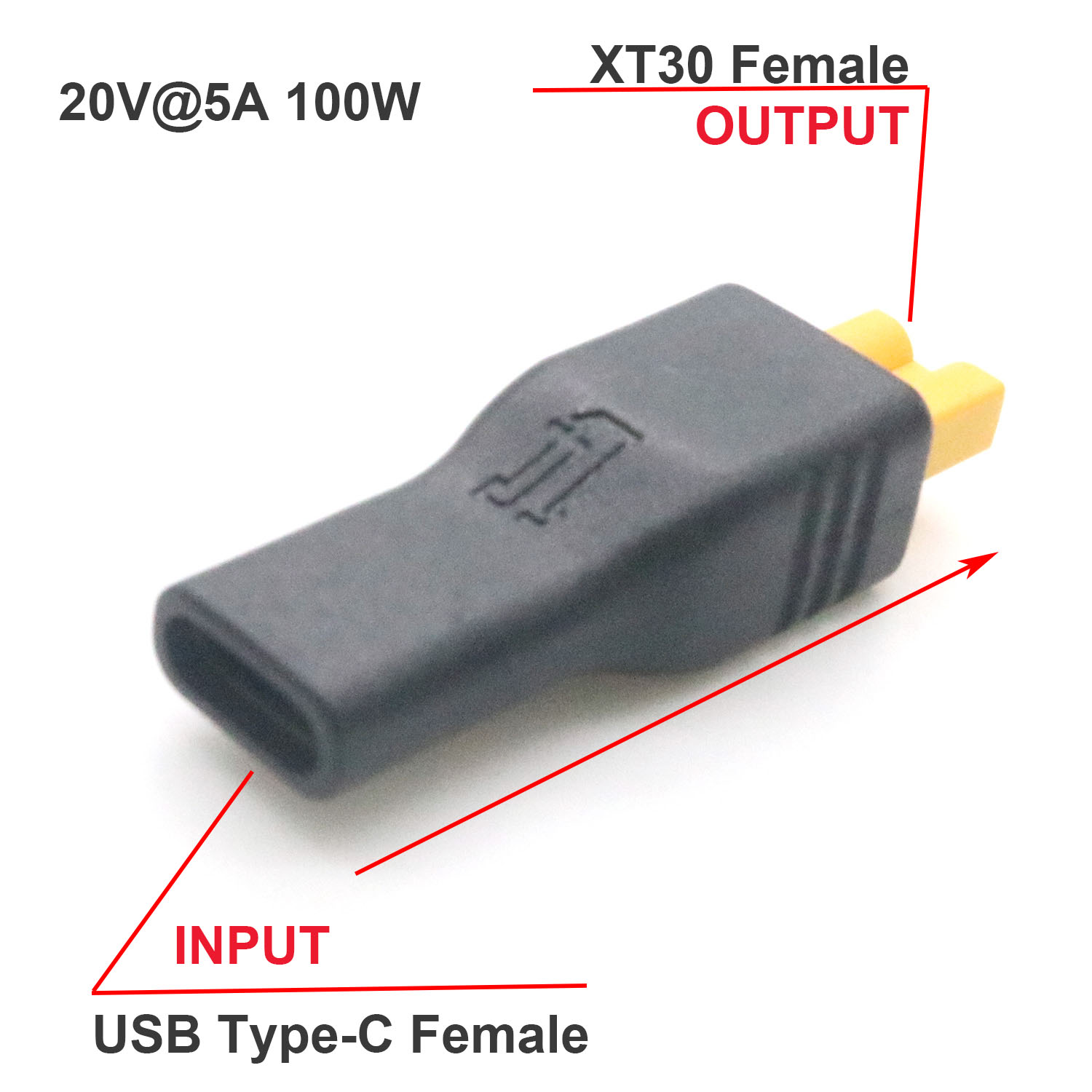 1pc USB Type C Female Input to - đánh giá và giá Drone Battery Adapter