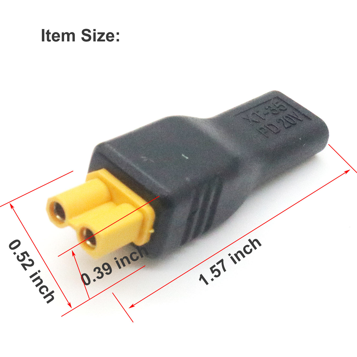 1pc USB Type C Female Input to - đánh giá và giá Drone Battery Adapter